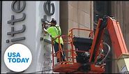 Twitter's classic signage removed from San Francisco headquarters | USA TODAY