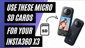 These are the Best Memory Cards for Insta360 X3