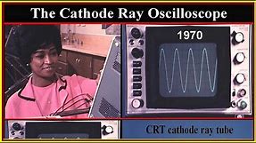 1970 Vintage Electronics- The CATHODE RAY OSCILLOSCOPE - CRT Tektronix 561A HP 180A