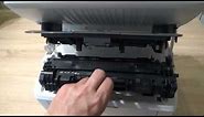 HP LaserJet Pro MFP M28a / M28w - Replacing the Toner Cartridge CF244A 44A