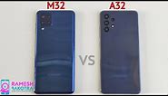 Samsung Galaxy M32 vs Galaxy A32 Speed Test and Camera Comparison