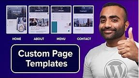 3 Easy Ways to Create Custom Page Templates in WordPress