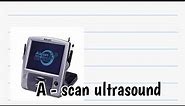 A scan ultrasound #eye #optometry