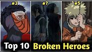 Top 10 Broken Heroes in Naruto (தமிழ்) | Molotovboy