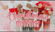 10 AESTHETIC CHRISTMAS ROBLOX OUTFITS! **with codes!!** || Roblox || Auvelva ♡