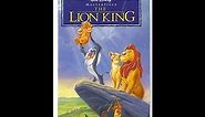 Opening to The Lion King 1995 VHS (Version #1)