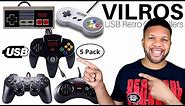 USB Retro Controllers For Emulation Vilros Review