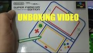 Super Famicom Edition New Nintendo 3DS LL Unboxing in 2023