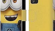 Head Case Designs Officially Licensed Despicable Me Bob Full Face Minions Leather Book Wallet Case Cover Compatible with Samsung Galaxy A53 5G (2022)