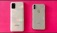 Samsung Galaxy A21s vs iPhone X