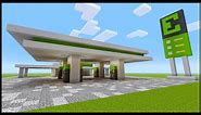 Minecraft: How to Build a Gas Station!