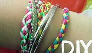 DIY Howto! Plastic Bags into Friendship Bracelets!!