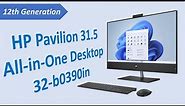 HP All-in-One 12th Generation Desktop Review . HP All-in-One 32-b0390in Windows 11 PC Computer.
