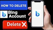 How to delete bing account||Bing account delete||Delete bing account||Unique tech 55