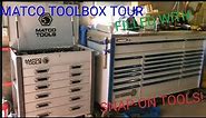 MATCO toolbox tour filled with Snap-On tools