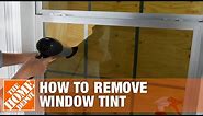 How to Remove Window Tint | The Home Depot
