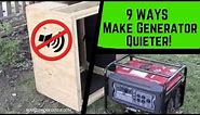 How to make a generator quieter - 9 Ways That Work!
