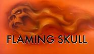 How-To Airbrush a Flaming Skull Pt.1