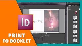 How to "Print Booklet" in InDesign // BOOK DESIGN