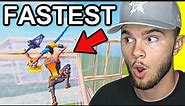 Reacting To The FASTEST Fortnite Builder EVER!