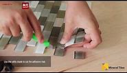 DIY Peel & Stick Glass Tile Backsplash Kit
