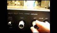 Realistic SA-10 stereo amplifier