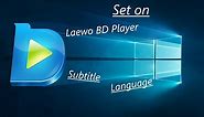 Bluray Player (Laewo) Windows 10 - subtitle and language