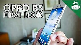 Oppo R5 First Look