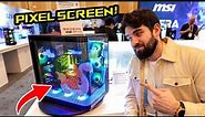 PC cases are getting CRAZY... MSI Booth Tour CES 2024!