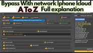 How To Bypass With network Iphone Icloud - UnlockTool Ramdisk + iPhone disabled ,