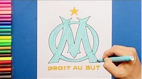 How to draw Olympique de Marseille logo