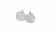 Apple Stud Diamond Earring
