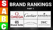 Ranking luxury watch brands by how well they hold their value (part 1)