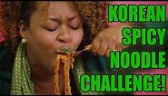 Korean Spicy Noodle Challenge! - GloZell