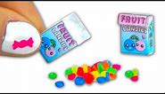 Miniature DIY sweet candies and candy box tutorial - YolandaMeow♡