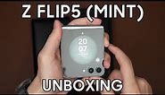 Unboxing - Samsung Galaxy Z Flip5 (mint color)