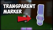 How to Get “Transparent Marker” | ROBLOX FIND THE MARKERS