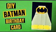 DIY Batman Birthday Card