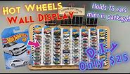 DiY Hot Wheels In-Package Wall Display for $25! Show off your die cast car collection modular 🚗🏎🚙🚓