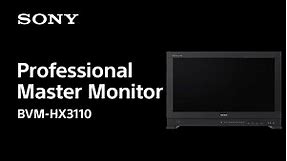 Introducing Professional Master Monitor BVM-HX3110 | Sony
