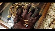 Huge Antique Victorian Pocket Watch Chain Collection w Fobs ~Sentimental & Mourning Hairwork Pieces