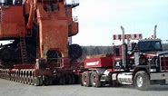 Mammoet Fort McMurray moves a complete EX5500 part 3