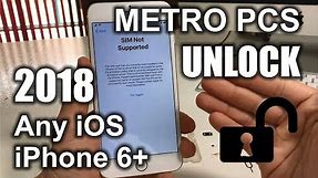 How To Unlock iPhone 6 Plus From Metro PCS to Any Carrier