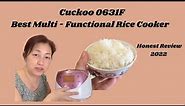 Cuckoo 0631F | Best Multi - Functional 6 Cup Rice Cooker | Honest Review 2022