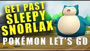 Pokemon Lets Go how to get past the sleeping Snorlax