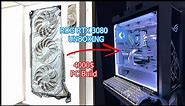 ASUS ROG STRIX RTX 3080 O10G OC 10GB White Edition Unboxing ASMR | Full ROG PC BUILD