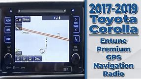 2017-2019 Toyota Corolla - Factory Entune GPS Navigation Radio Upgrade - Easy Plug & Play Install!