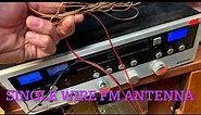 How to improve FM signal On radio with a single wire antenna Poor signal Reception￼ static￼￼