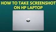 How to Take Screenshot in HP Laptop?