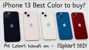 iPhone 13 Best Color - Which one to buy? | Flipkart Big Billion Days Sale